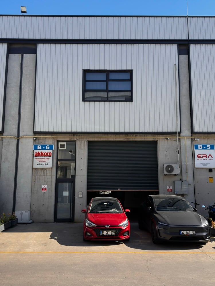Exterior view of the Akkom Makine headquarters and factory - Pendik, Istanbul